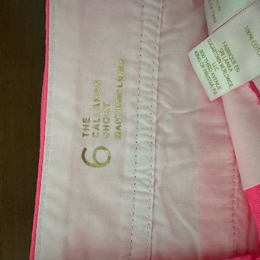 Lilly Pulitzer Vibrant Pink Textured Bermuda Shorts - Picture 2 of 6